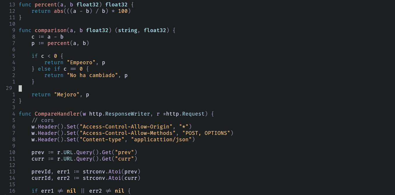 Footprint Comparison Service