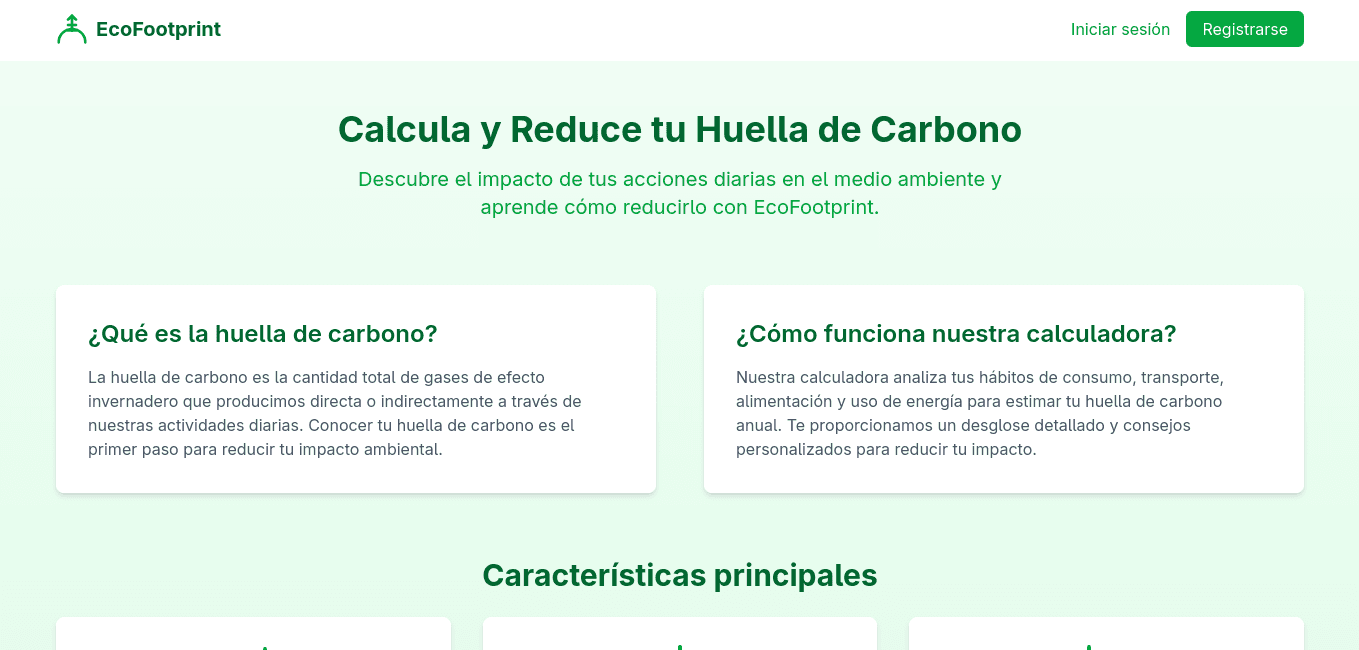 Carbon Footprint Frontend